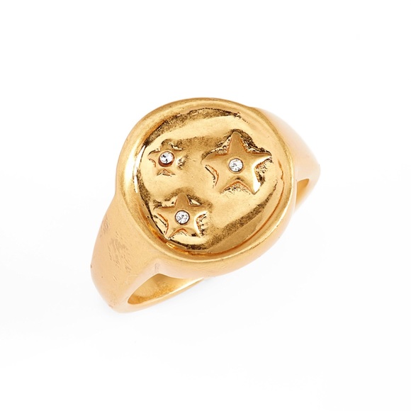 Madewell Jewelry - Madewell Signet star ring size 8